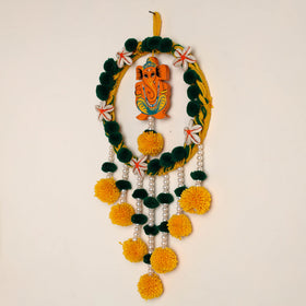  Ganesha- Handmade Wool Wall Hanging 