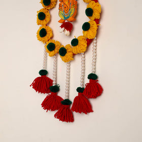  Ganesha- Handmade Wool Wall Hanging 