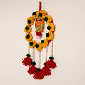  Ganesha- Handmade Wool Wall Hanging 