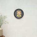Ganesha - handpainted clay art wall frame 12 - handcrafted