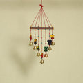  Ganesha - Handpainted Wooden Decorative Bell Hanging 21
