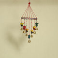  Ganesha - Handpainted Wooden Decorative Bell Hanging 21