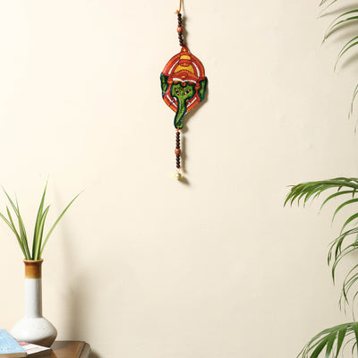  Tholu Bommalata Leather Puppet Wall Hanging l iTokri.com 