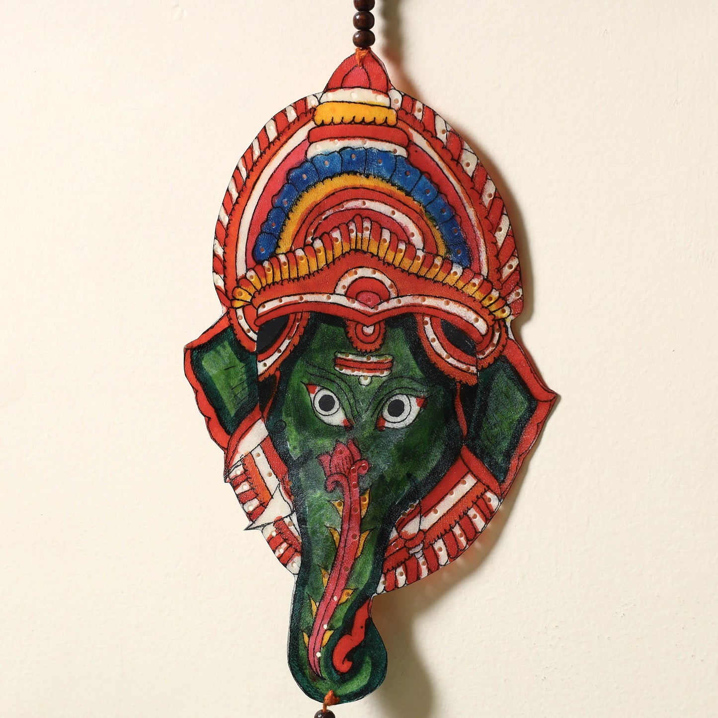  Tholu Bommalata Leather Puppet Wall Hanging l iTokri.com 