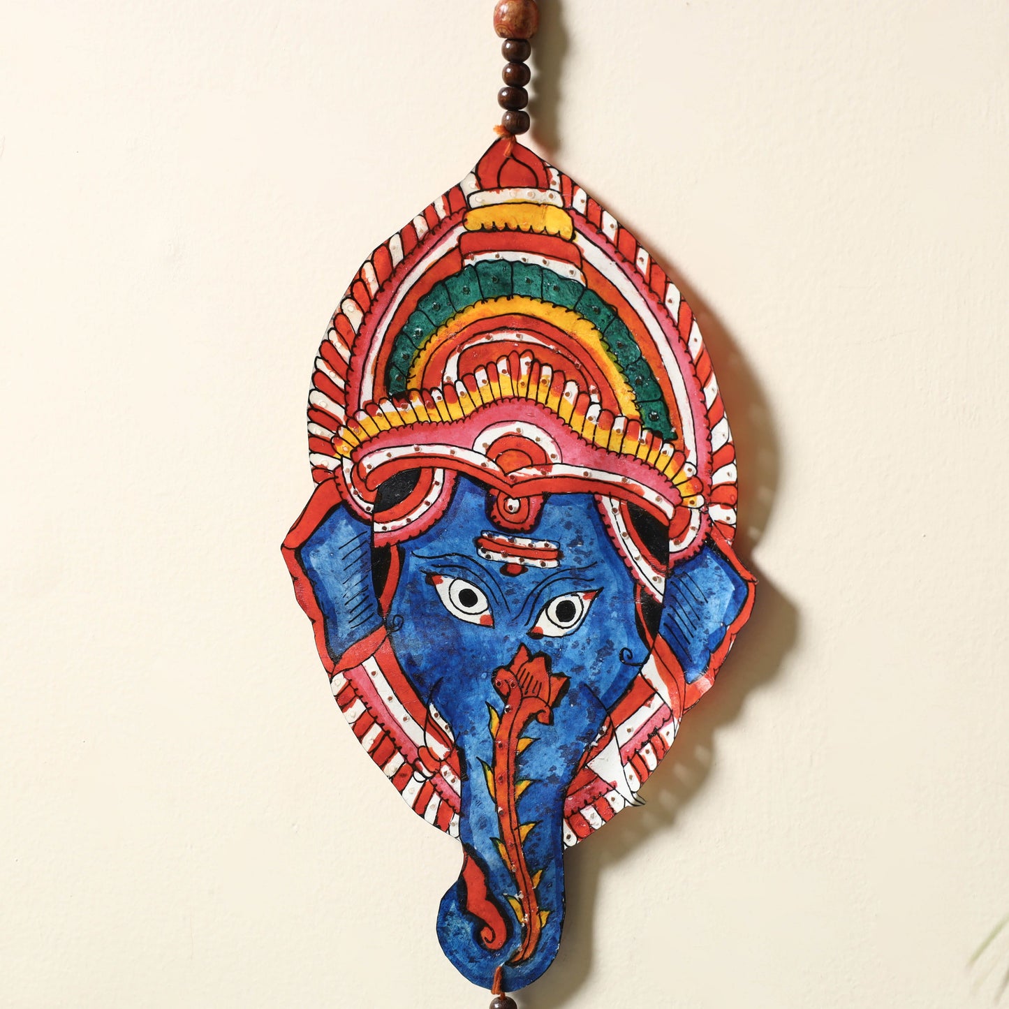  Tholu Bommalata Leather Puppet Wall Hanging l iTokri.com 