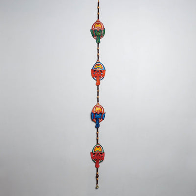  Tholu Bommalata Leather Puppet Wall Hanging l iTokri.com 