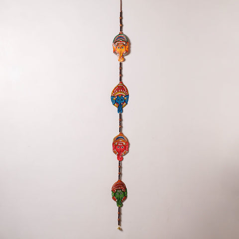  Tholu Bommalata Leather Puppet Wall Hanging 