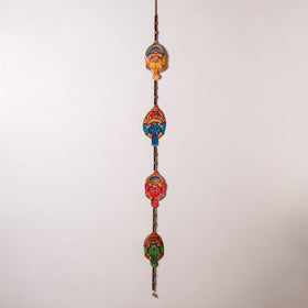  Tholu Bommalata Leather Puppet Wall Hanging 