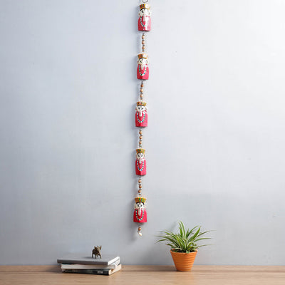  Ganesha - Traditional Burdwan Wood Craft Handpainted Hanging 58 