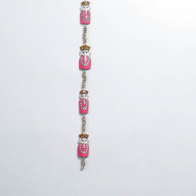  Traditional Burdwan Wood Craft Handpainted Sculpture 59 