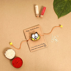   Garfield - Hand Embroidered & Felt Work Kids Rakhi 