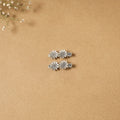 German silver hair clip (set of 2) 05 - handcrafted