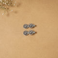 German silver hair clip (set of 2) 08 - handcrafted