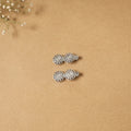 German silver hair clip (set of 2) 12 - handcrafted