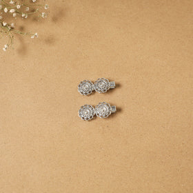 German silver hair clip (set of 2) 12 - handcrafted