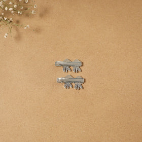 German silver hair clip (set of 2) 13 - handcrafted