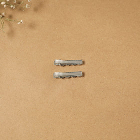 German silver hair clip (set of 2) 14 - handcrafted