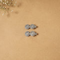German silver hair clip (set of 2) 15 - handcrafted