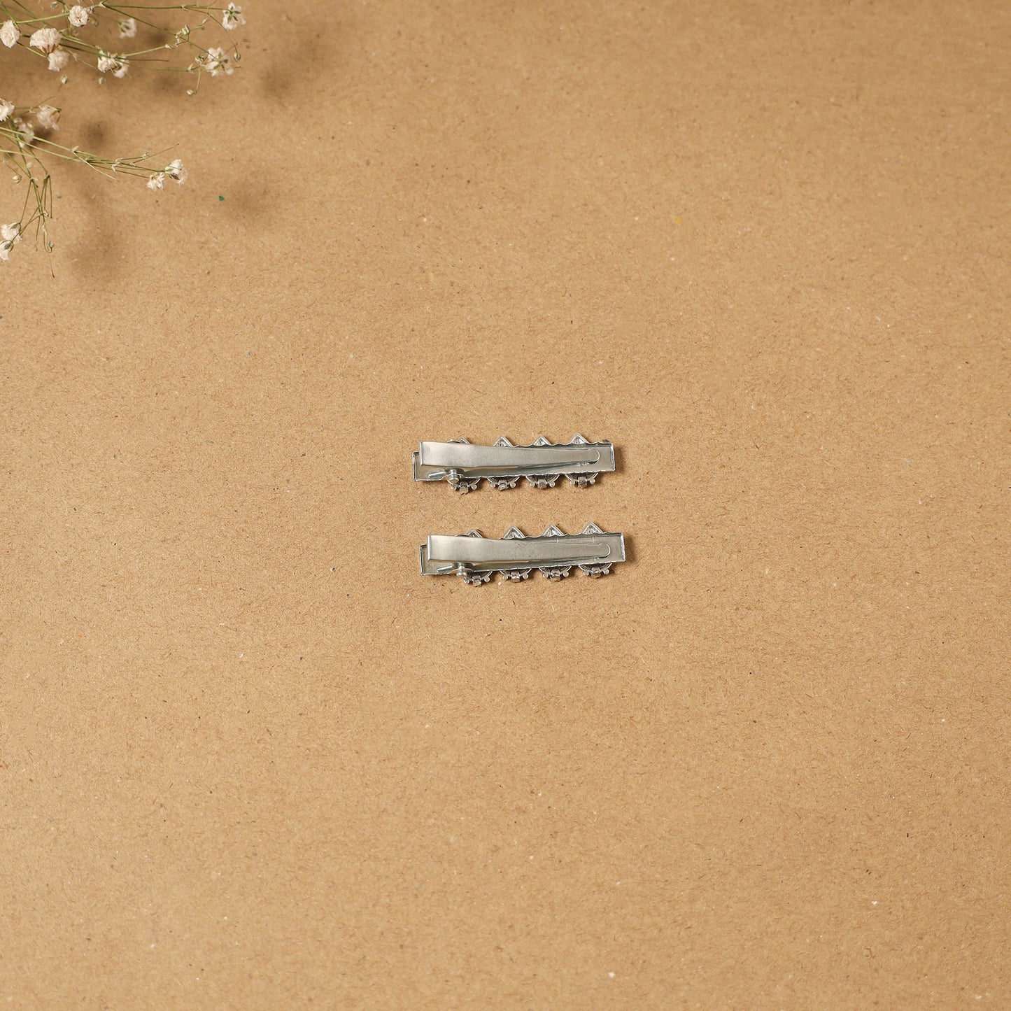 German silver hair clip (set of 2) 17 - handcrafted