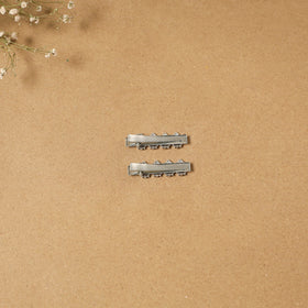 German silver hair clip (set of 2) 17 - handcrafted