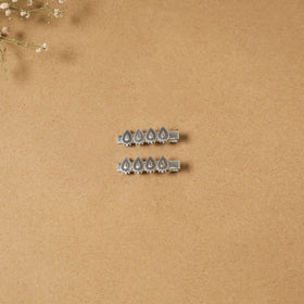 German silver hair clip (set of 2) 17 - handcrafted