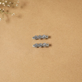 German silver hair clip (set of 2) 18 - handcrafted