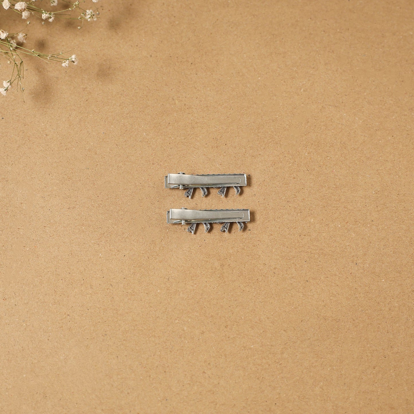 German silver hair clip (set of 2) 19 - handcrafted