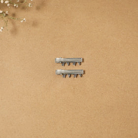 German silver hair clip (set of 2) 19 - handcrafted