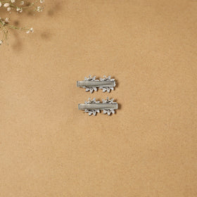 German silver hair clip (set of 2) 20 - handcrafted