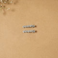 German silver hair clip (set of 2) 21 - handcrafted