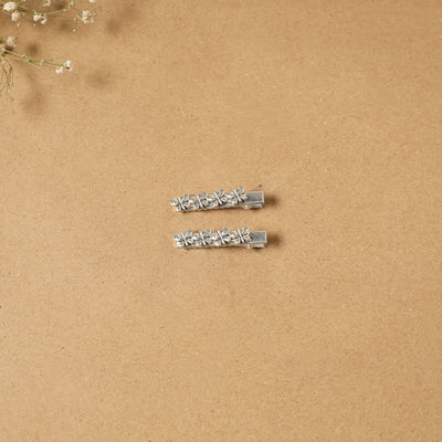German silver hair clip (set of 2) 21 - handcrafted
