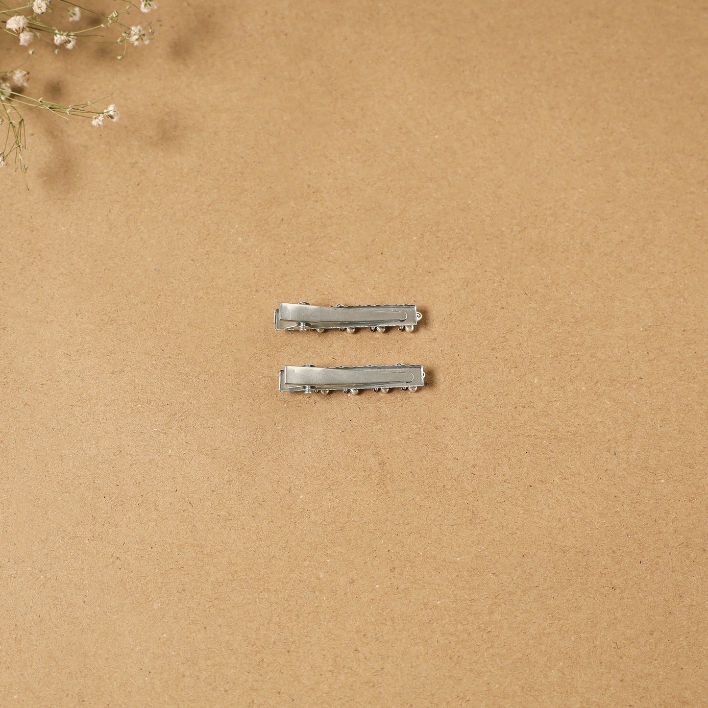 German silver hair clip (set of 2) 21 - handcrafted