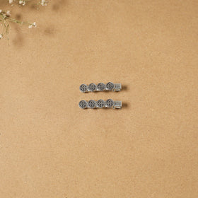 German silver hair clip (set of 2) 22 - handcrafted