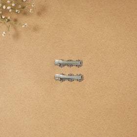 German silver hair clip (set of 2) 23 - handcrafted