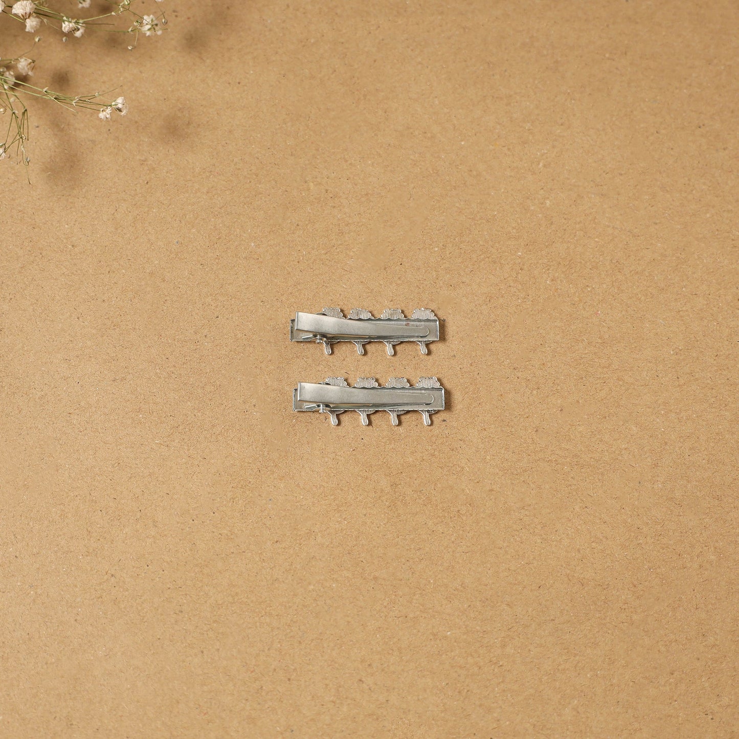 German silver hair clip (set of 2) 24 - handcrafted