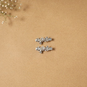 German silver hair clip (set of 2) 26 - handcrafted