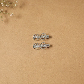 German silver hair clip (set of 2) 27 - handcrafted