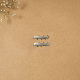 German silver hair clip (set of 2) 28 - handcrafted