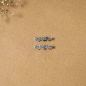 German silver hair clip (set of 2) 28 - handcrafted