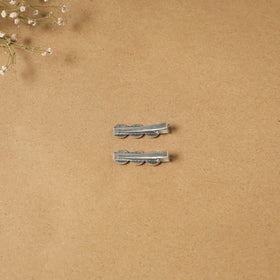 German silver hair clip (set of 2) 29 - handcrafted