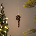 Shop Candy Stick Felt Ornament - Handmade Christmas Decor