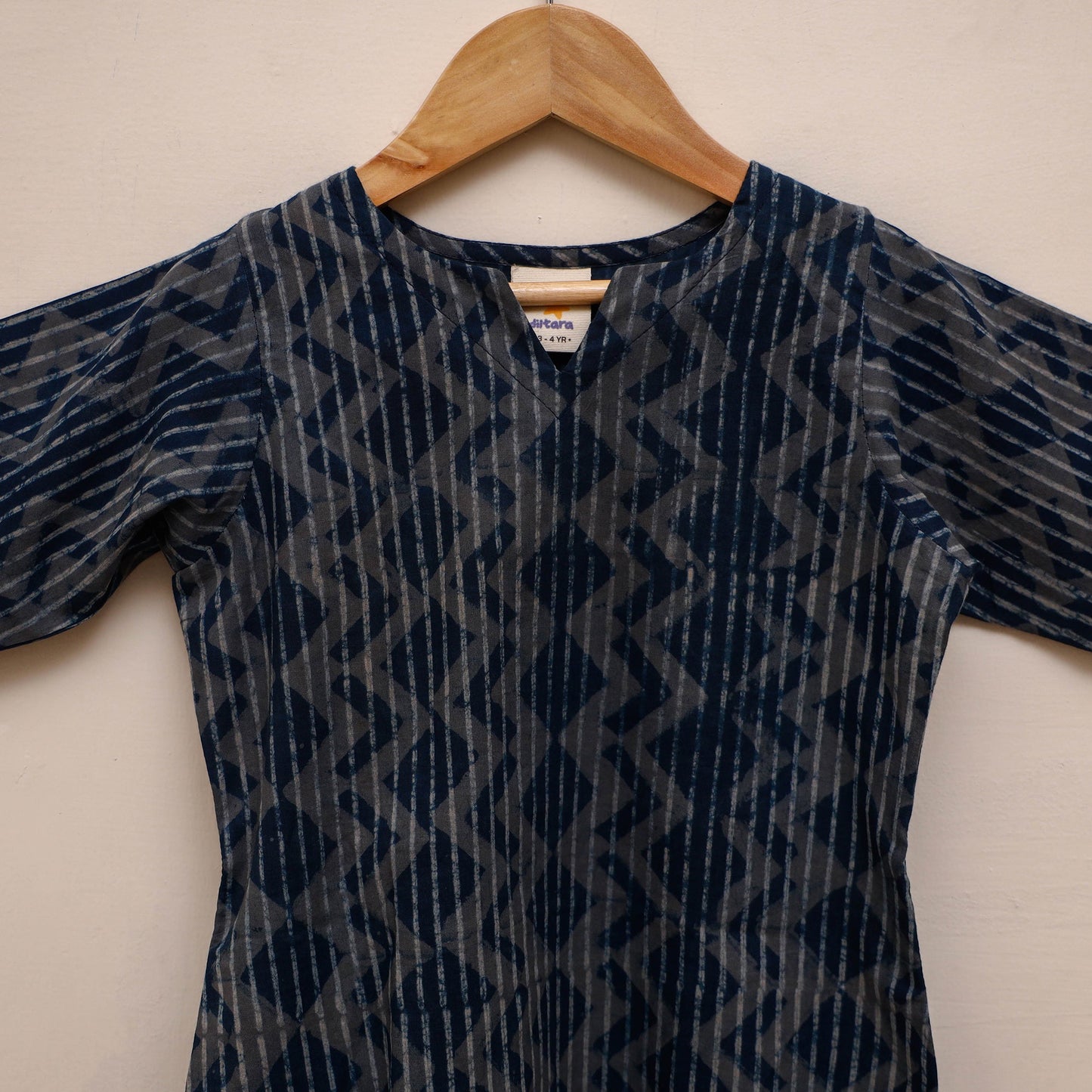 Girls akola pure cotton kurta set (3-6 years) 05