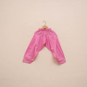 Girls plain cotton kurta set (2-4 years) 20 - handcrafted