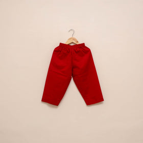 Girls pochampally ikat pure cotton kurta set (2-6 years) 03