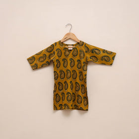 Girls pure cotton kurta set (2-6 years) 13 - handcrafted