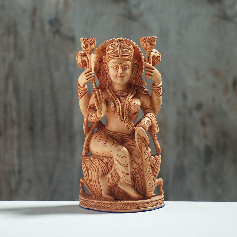  Handcarved Kadam Wood Sculpture 