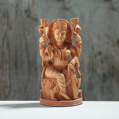  Handcarved Kadam Wood Sculpture 