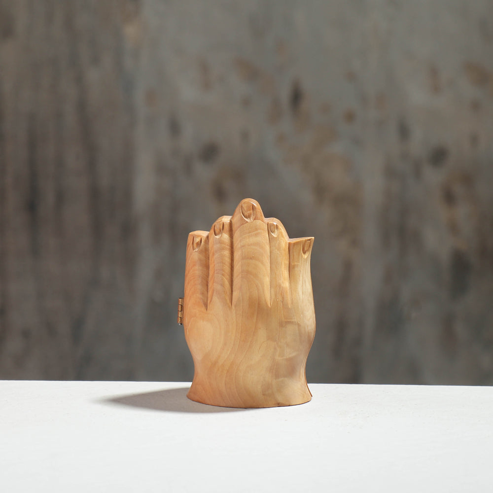  Handcarved Kadam Wood Sculpture 