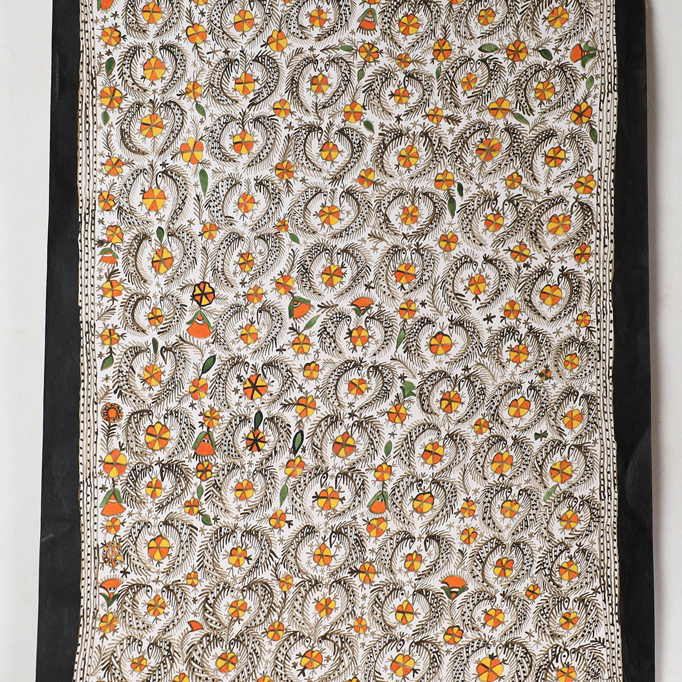 Buy Godna Madhubani Painting by Shravan Paswan (22 x 7.5 in) Online in India at iTokri.com 