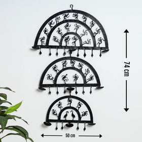 Elephant - Bastar Tribal Wrought Iron Wall Hanging Online in India 